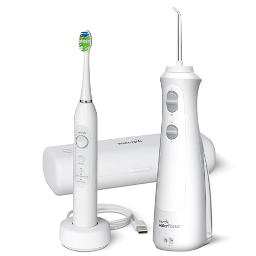 Cordless Water Flosser & Rechargeable Electric Toothbrush Combo