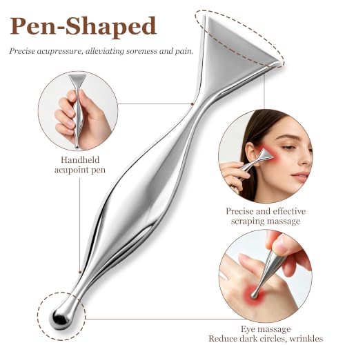 8-in-1 Stainless Steel Gua Sha Massage Tool Set