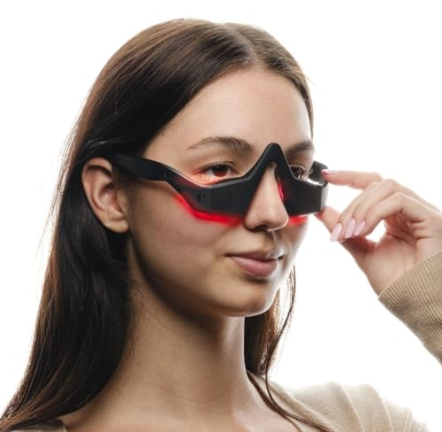 685nm Red Light Therapy Glasses for Under-Eye Care