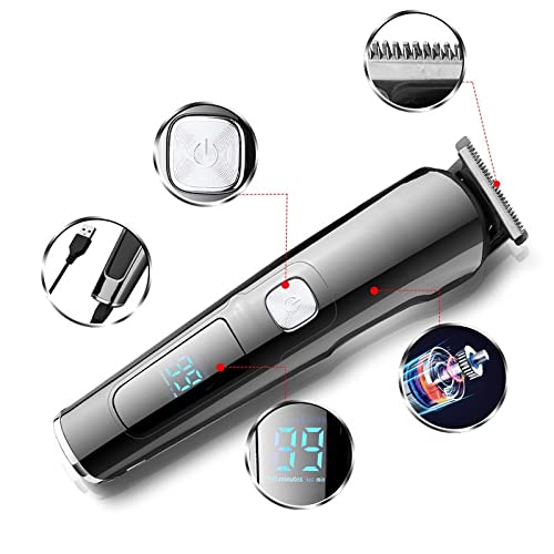 Multifunctional Electric Hair Clipper & Beard Trimmer for Men