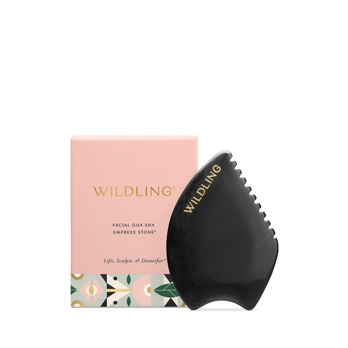 Bian Stone Gua Sha Facial Massage Tool for Sculpting & Toning