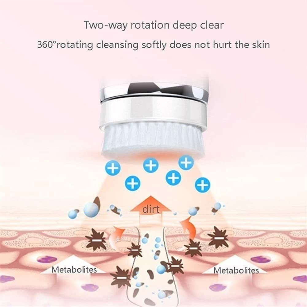 4-in-1 Waterproof Facial Cleansing & Exfoliating Brush Set