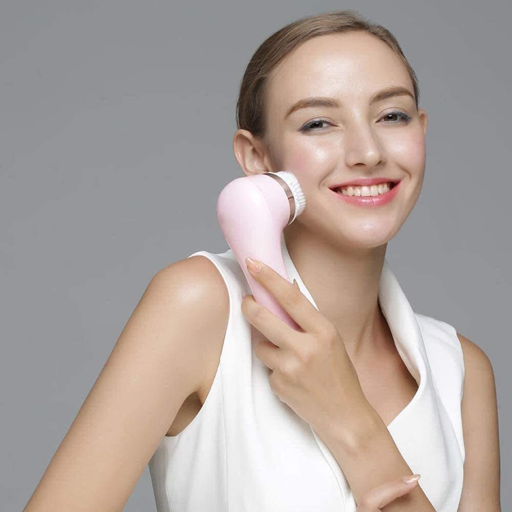 Waterproof Facial Cleansing Brush with 3 Speed Modes