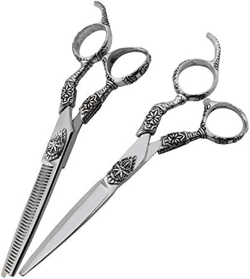 6-Inch Professional Hair Cutting & Thinning Scissors Set