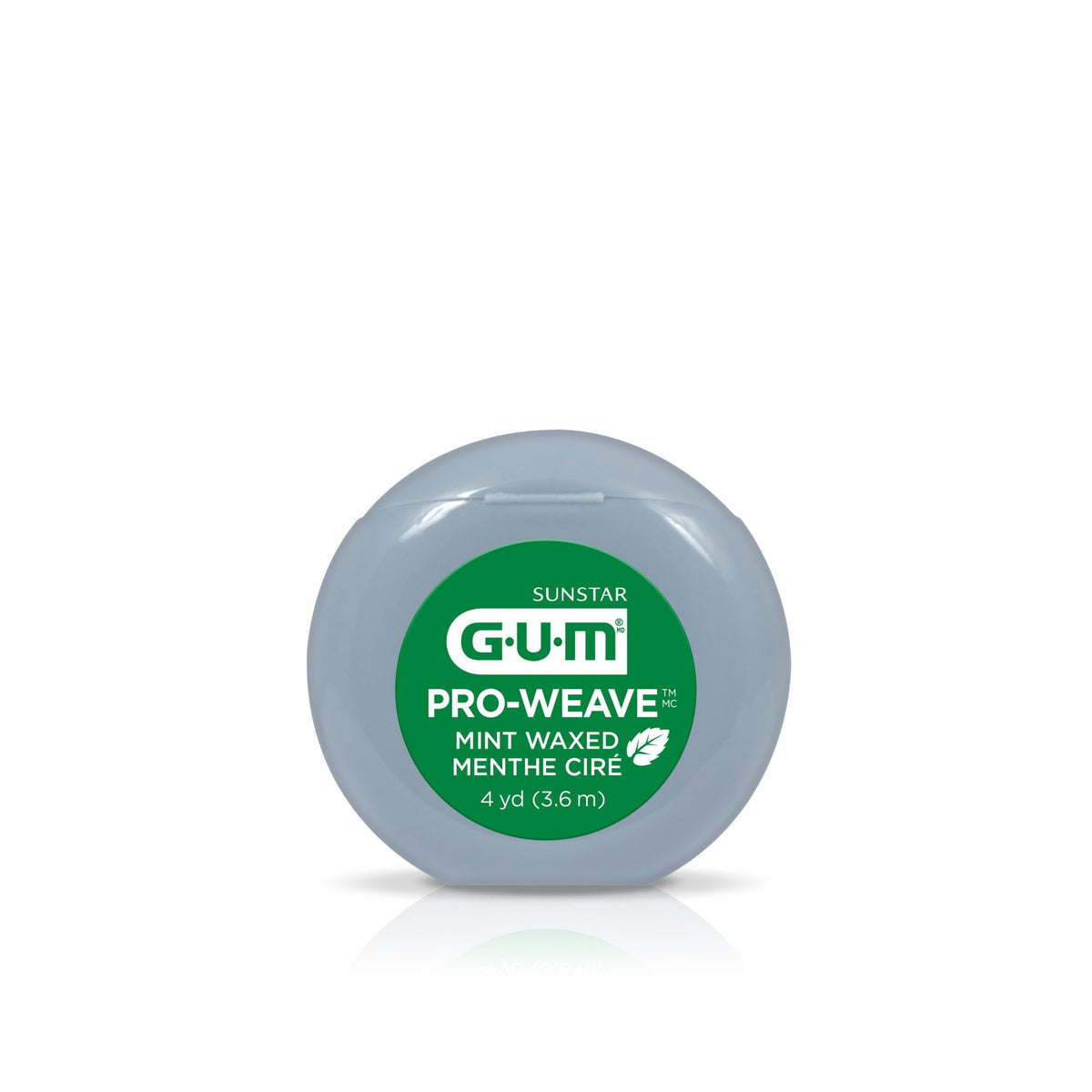 Gum Pro-Weave Woven Dental Floss, Mint Waxed, #1815, (Pack of 144)