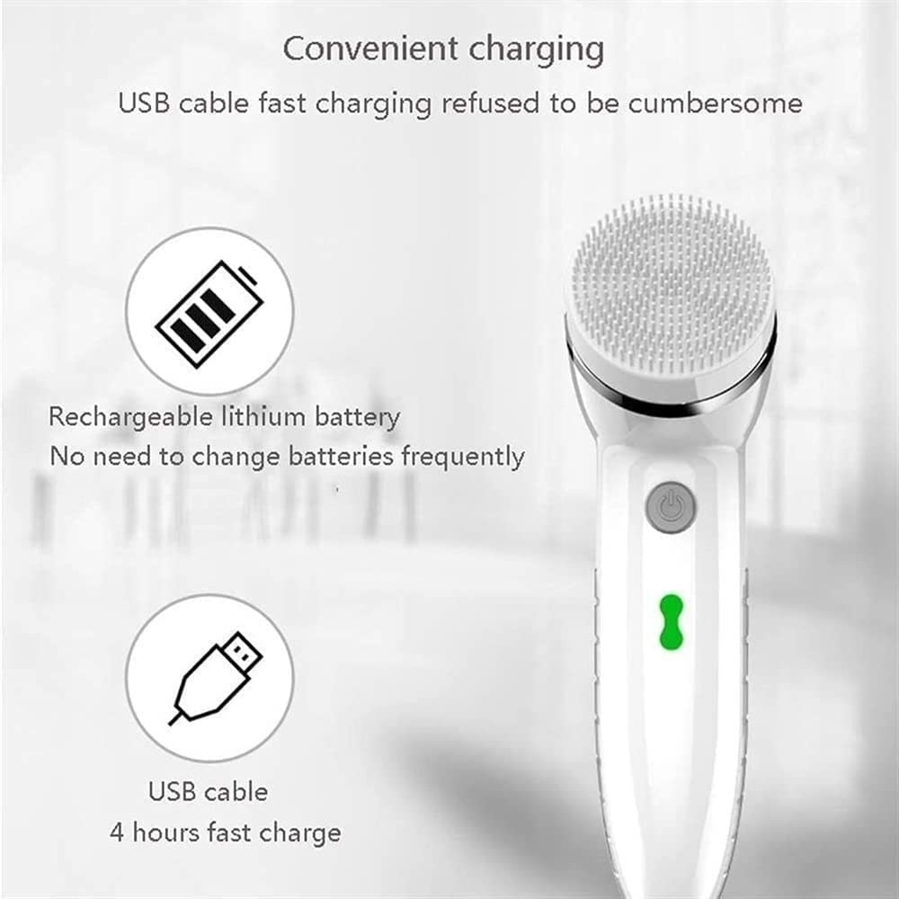 4-in-1 Waterproof Facial Cleansing & Exfoliating Brush Set
