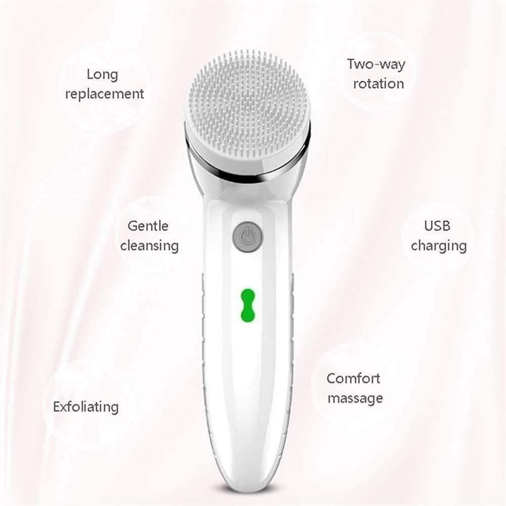 4-in-1 Waterproof Facial Cleansing & Exfoliating Brush Set
