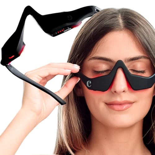 685nm Red Light Therapy Glasses for Under-Eye Care