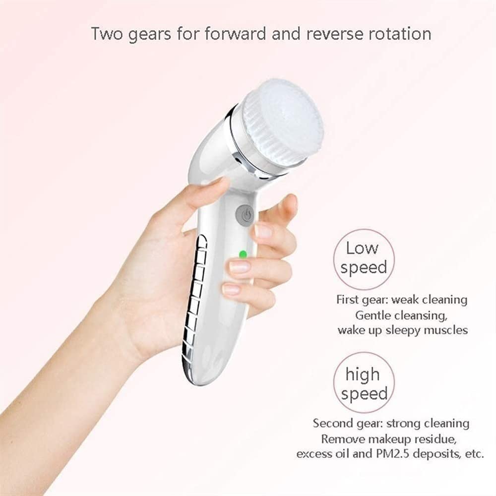 4-in-1 Waterproof Facial Cleansing & Exfoliating Brush Set