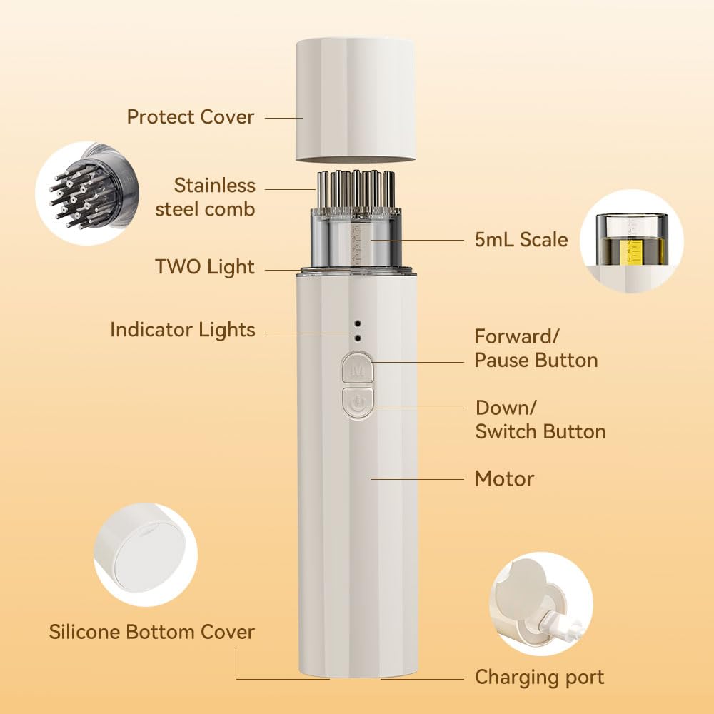 2-in-1 Electric Hair Oil Applicator & Scalp Massager