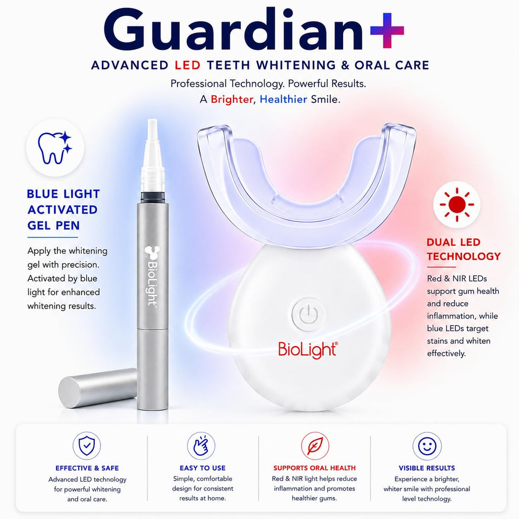 LED Oral Care Mouthguard for Teeth Whitening & Gum Health