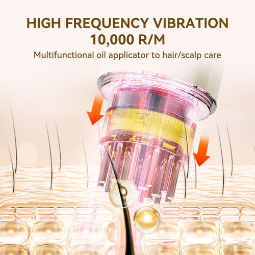 2-in-1 Electric Hair Oil Applicator & Scalp Massager