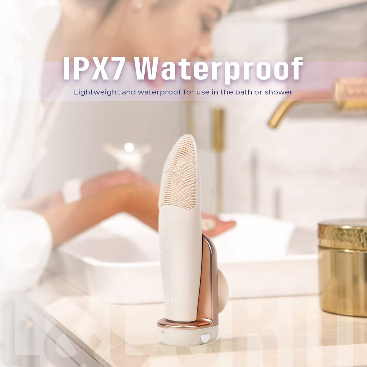 Rechargeable Silicone Facial Cleansing Brush for Deep Cleansing