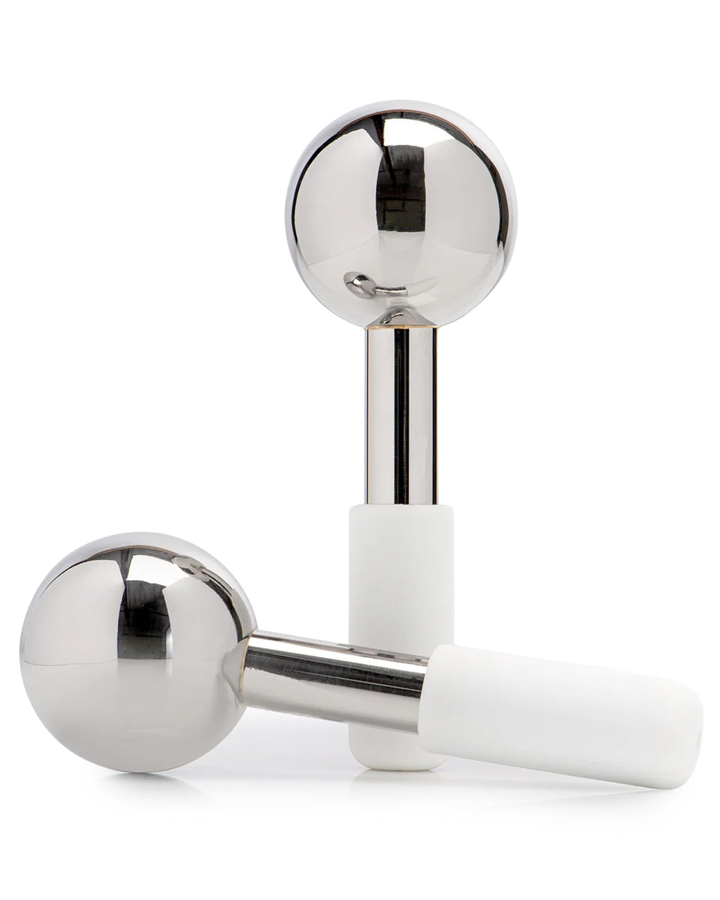 Saian Ice Globes Facial Roller for Face and Eyes, Stainless Steel Cryo Tool