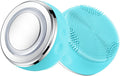 Electric Silicone Facial Cleansing Brush with 3 Modes & Heating