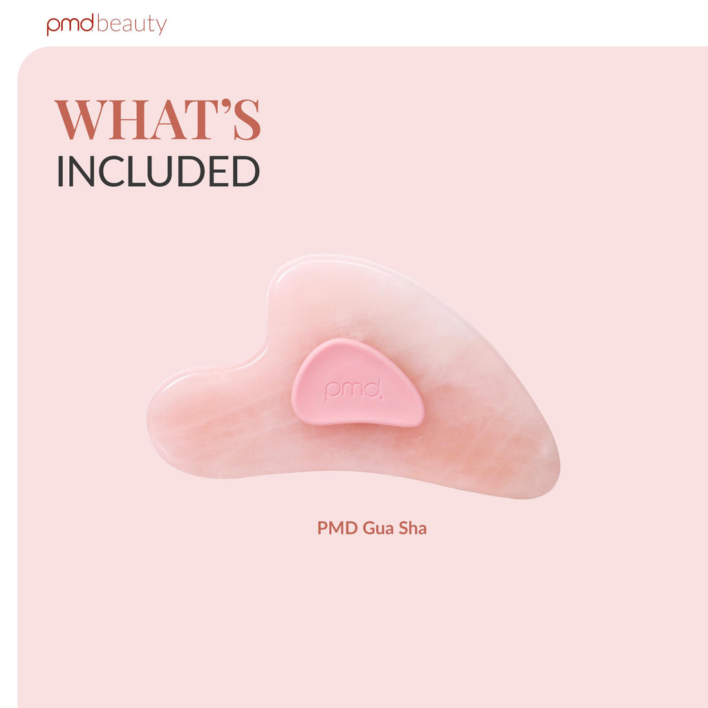 Rose Quartz Gua Sha Facial Sculpting & Depuffing Tool