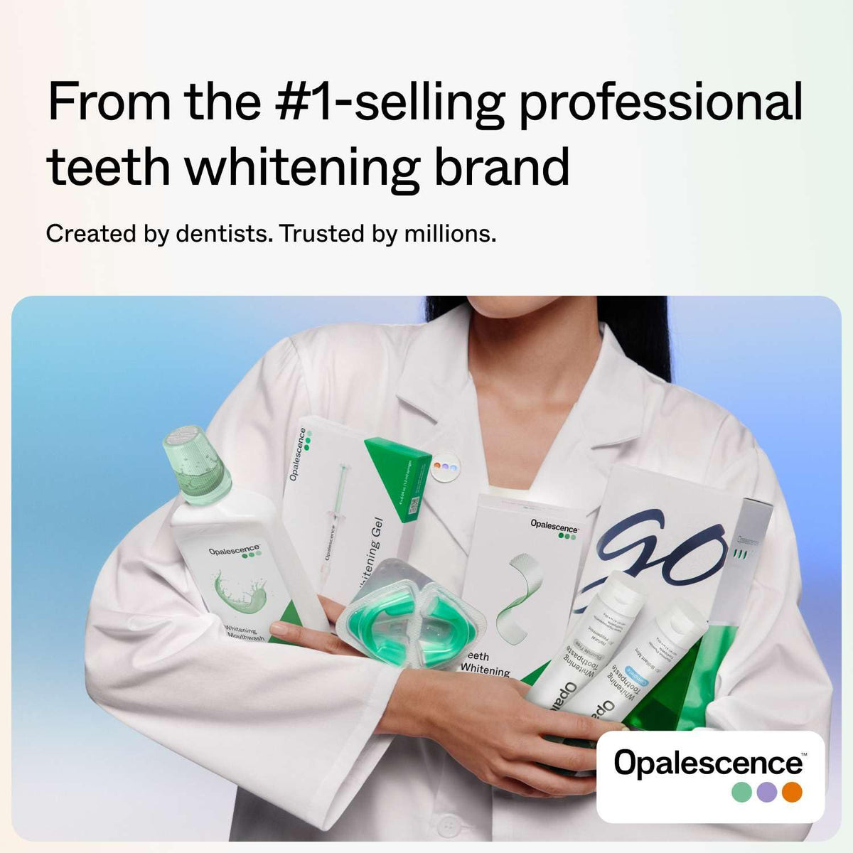 Opalescence Go Teeth Whitening Trays 15% Hydrogen Peroxide - Mint -4648-1