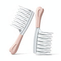 Double-Row Wide Tooth Air Cushion Detangling Hair Comb, 2 Pack