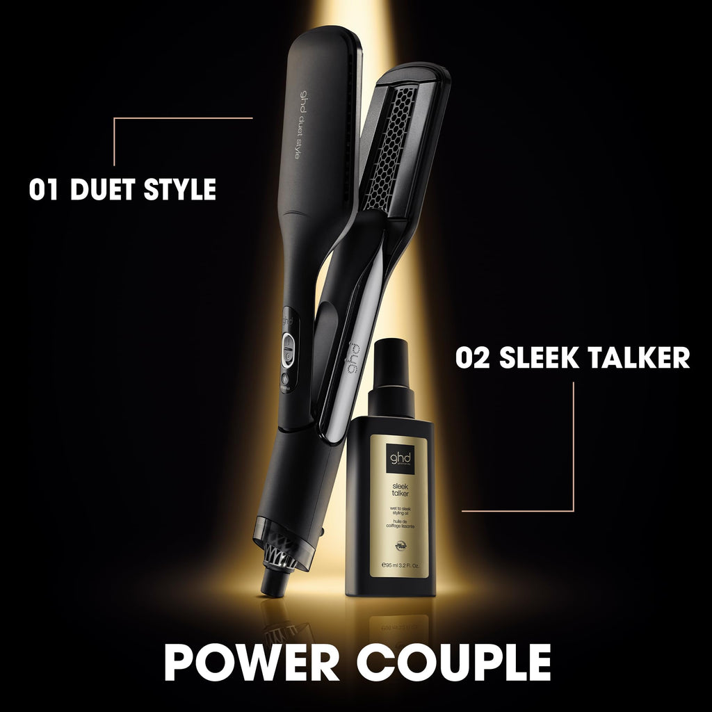 2-in-1 Hair Straightener & Dryer for Wet-to-Styled Hair