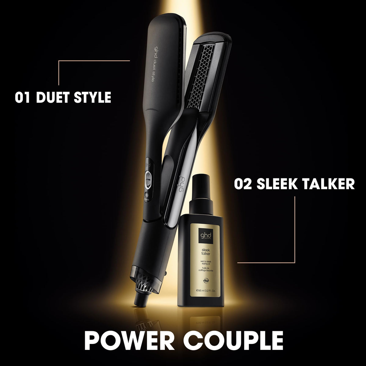 2-in-1 Hair Straightener & Dryer for Wet-to-Styled Hair