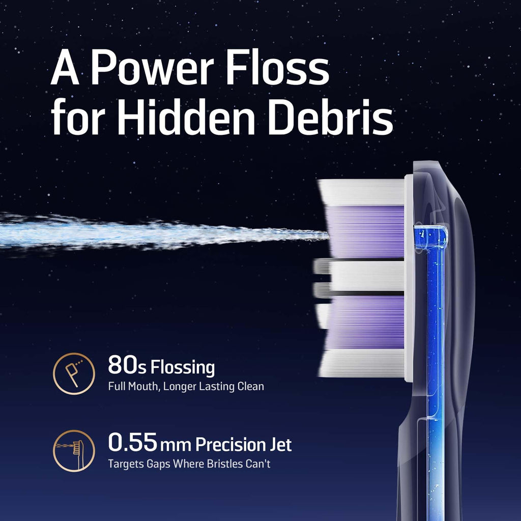 Soocas NEOS II Ultra Electric Toothbrush with Water Flosser, Midnight Blue