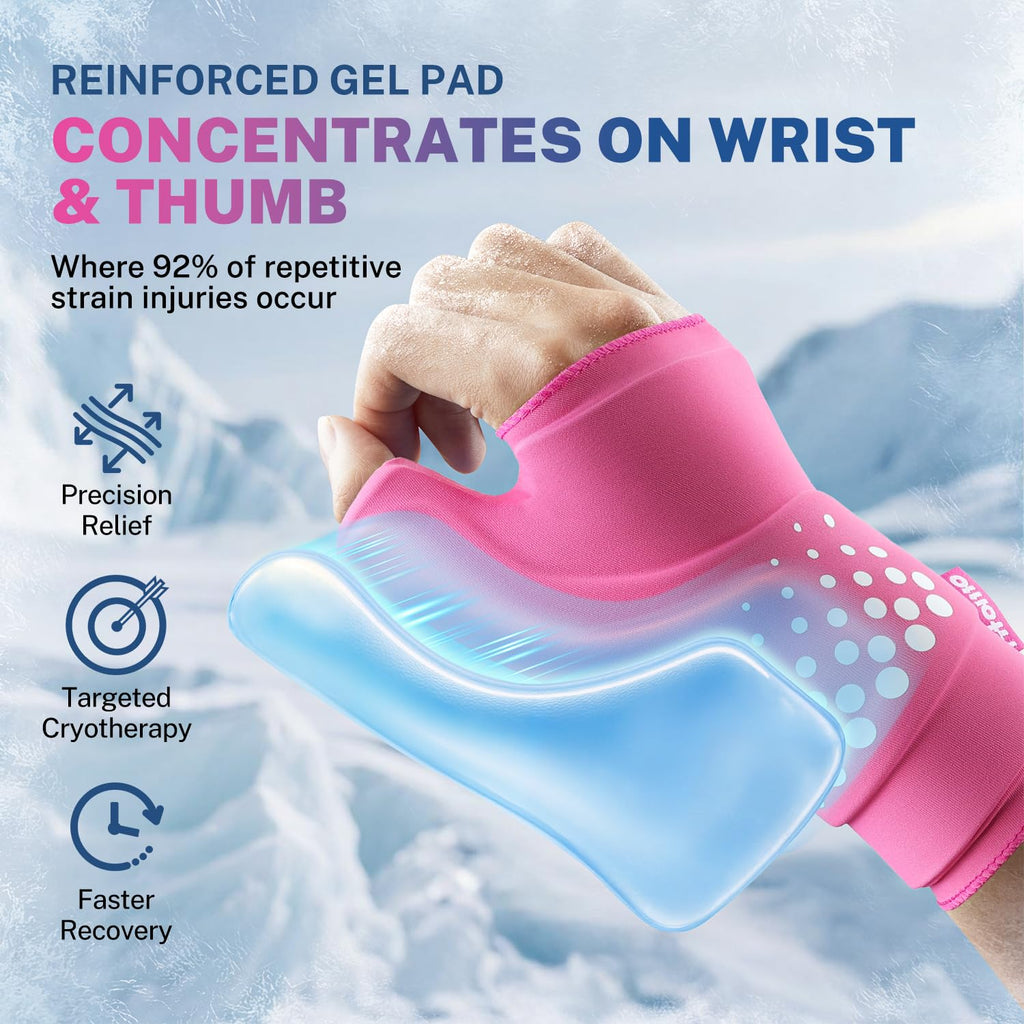 Thumb & Wrist Ice Pack Wrap L+ Thumb Brace L