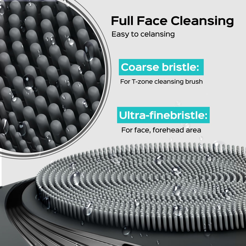 COSLUS FBS01 Facial Cleansing Brush Face Scrubber, Compact for Travel