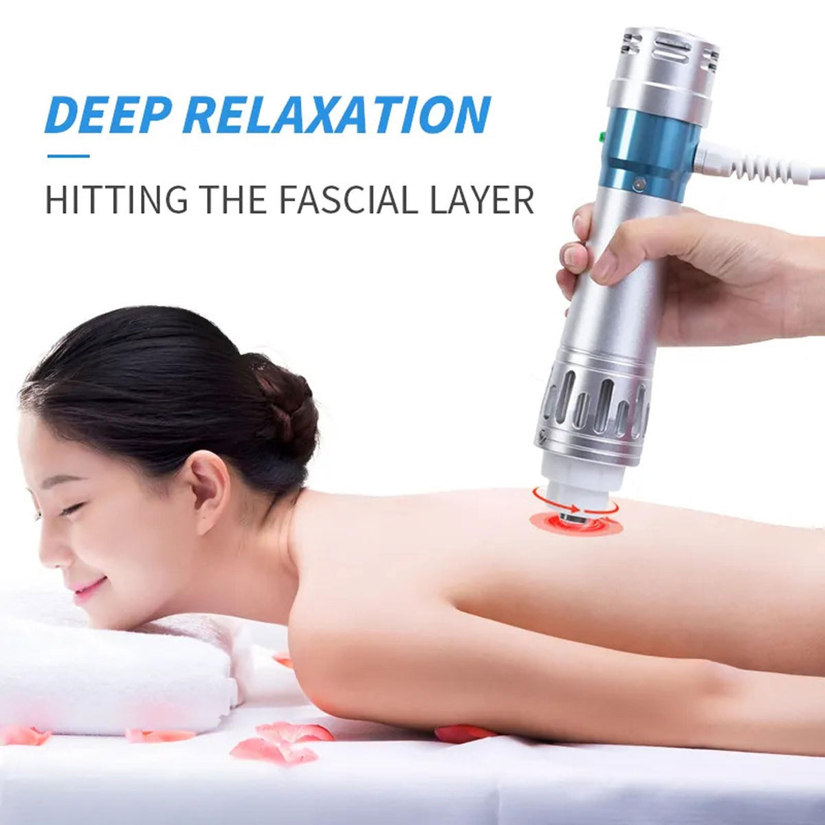 Handheld Electric Body Massager with 7 Interchangeable Heads