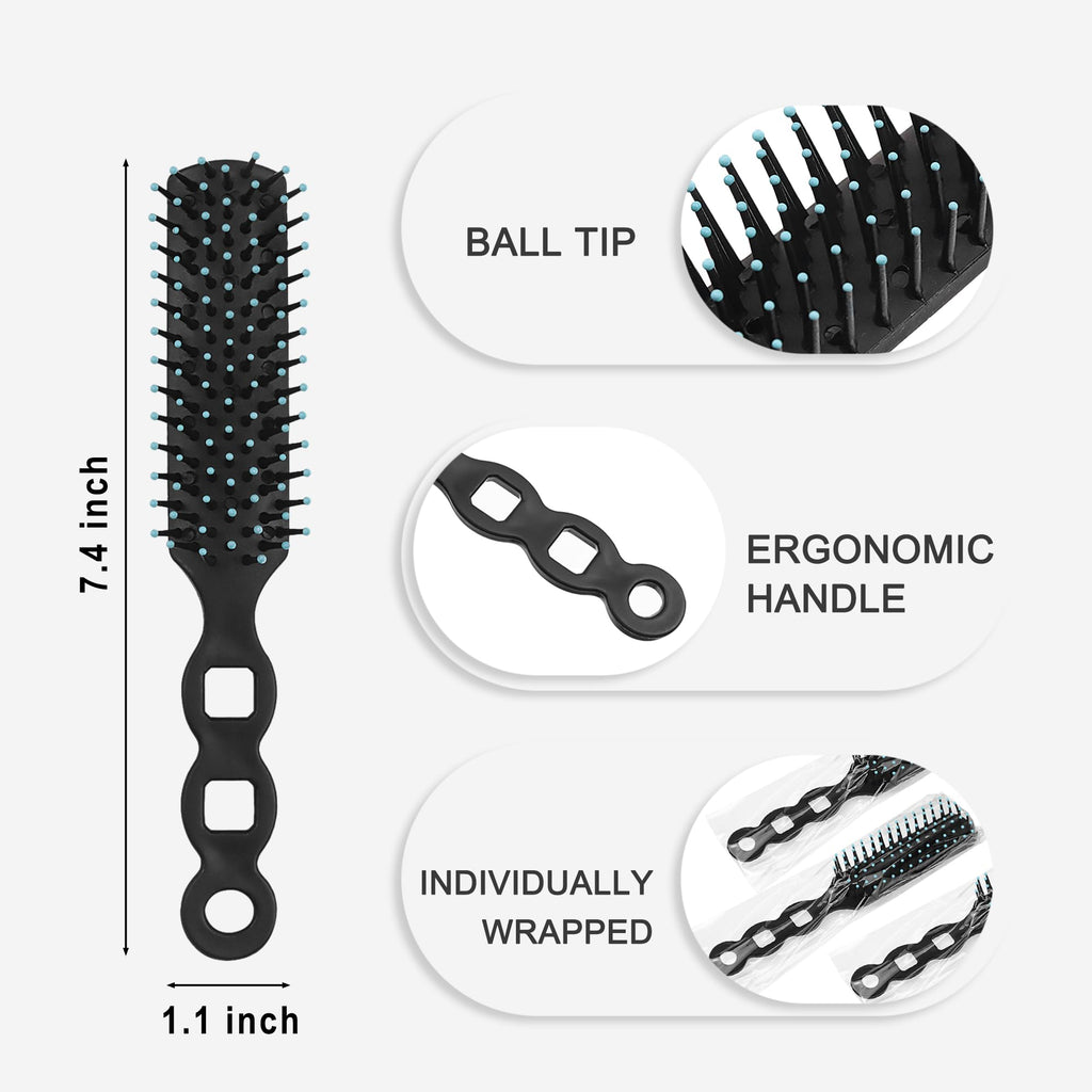 100-Piece Hair Brush & 200-Piece Comb Set, Individually Wrapped