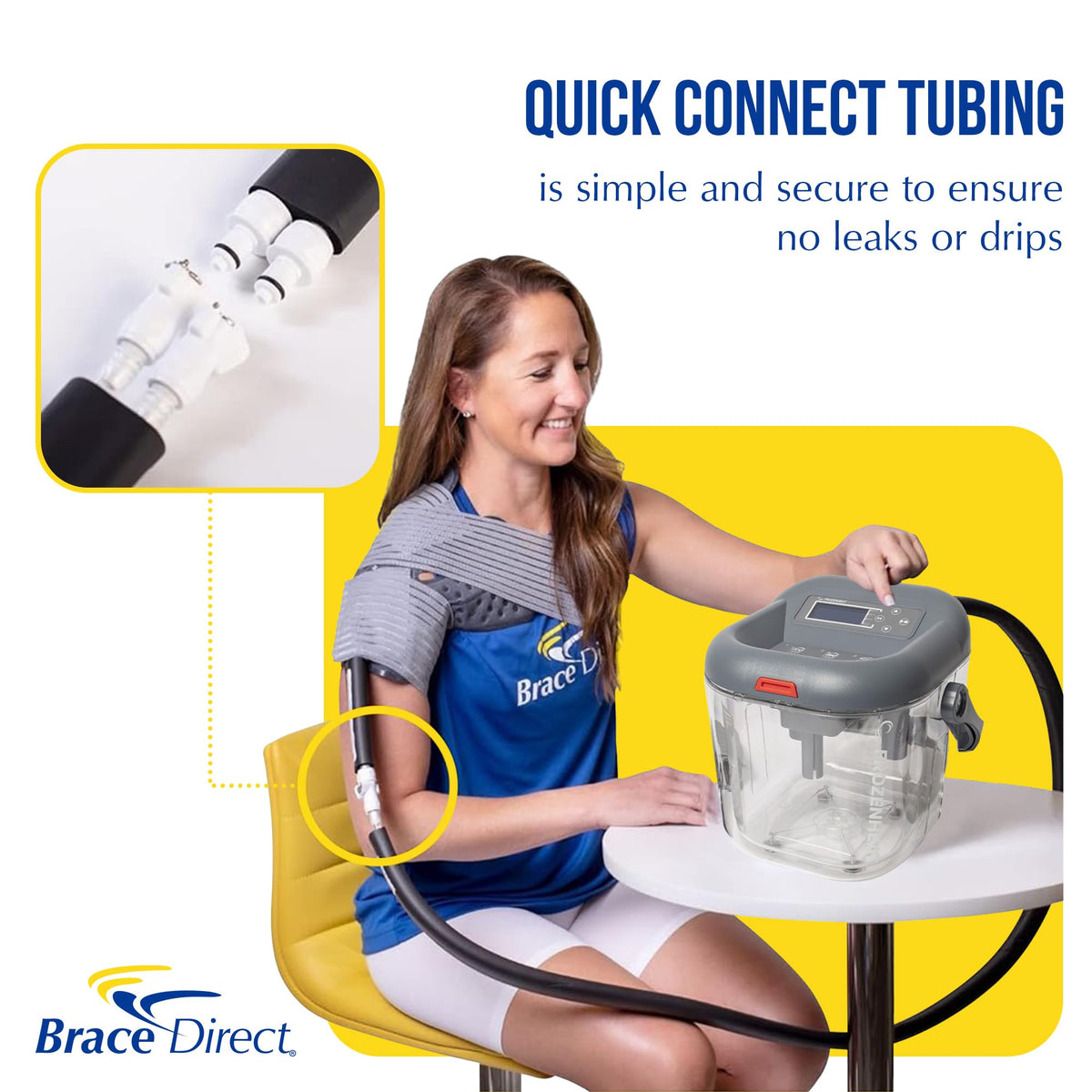 Digital Hot & Cold Therapy Circulation Device with Universal Pad