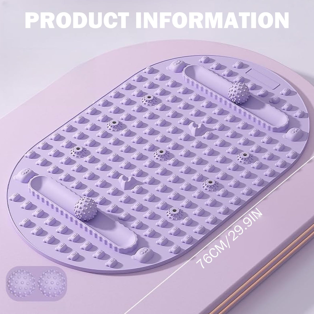 Silicone Foot Acupressure & Reflexology Massage Mat