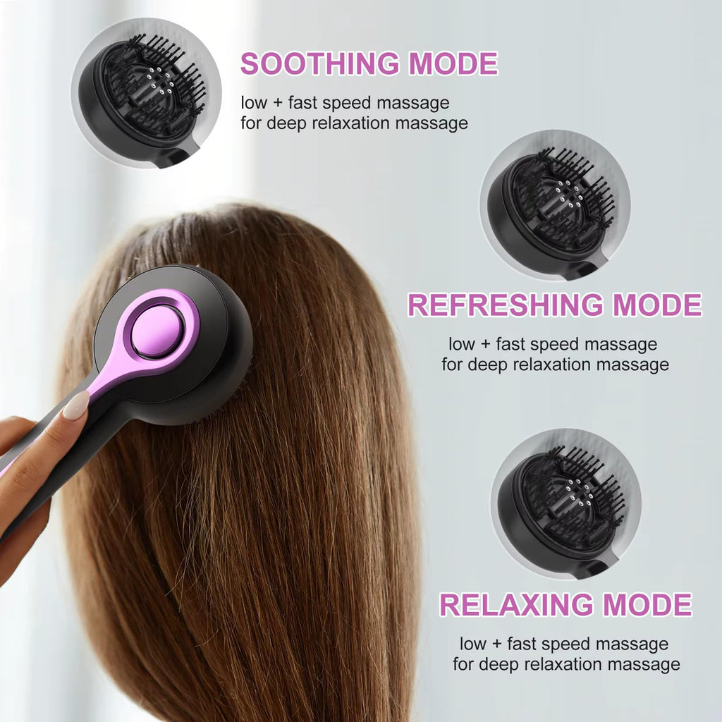Cordless Electric Scalp Massager with 84 Kneading Nodes & 4 Modes