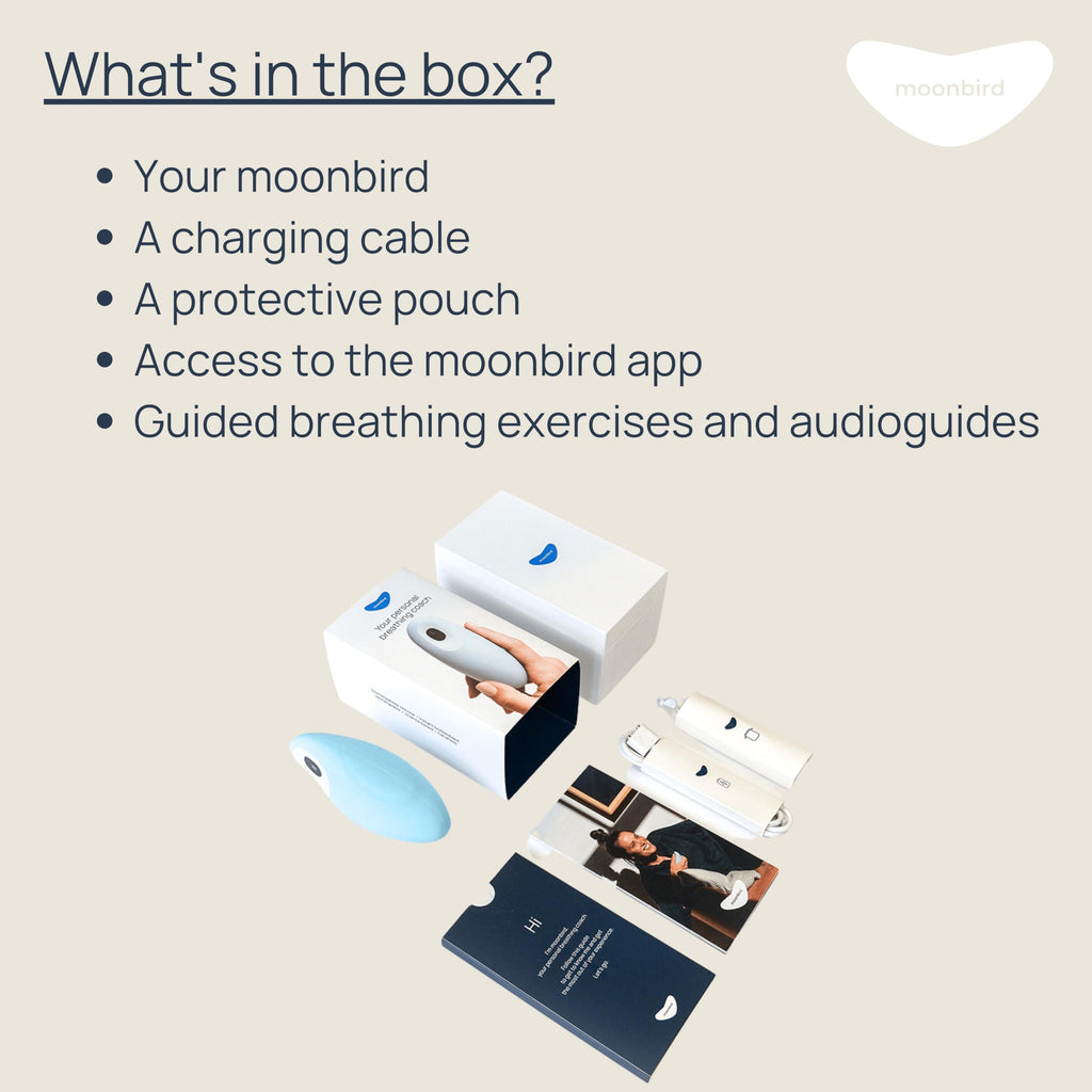 Portable Guided Breathing Tool for Relaxation & Sleep Support