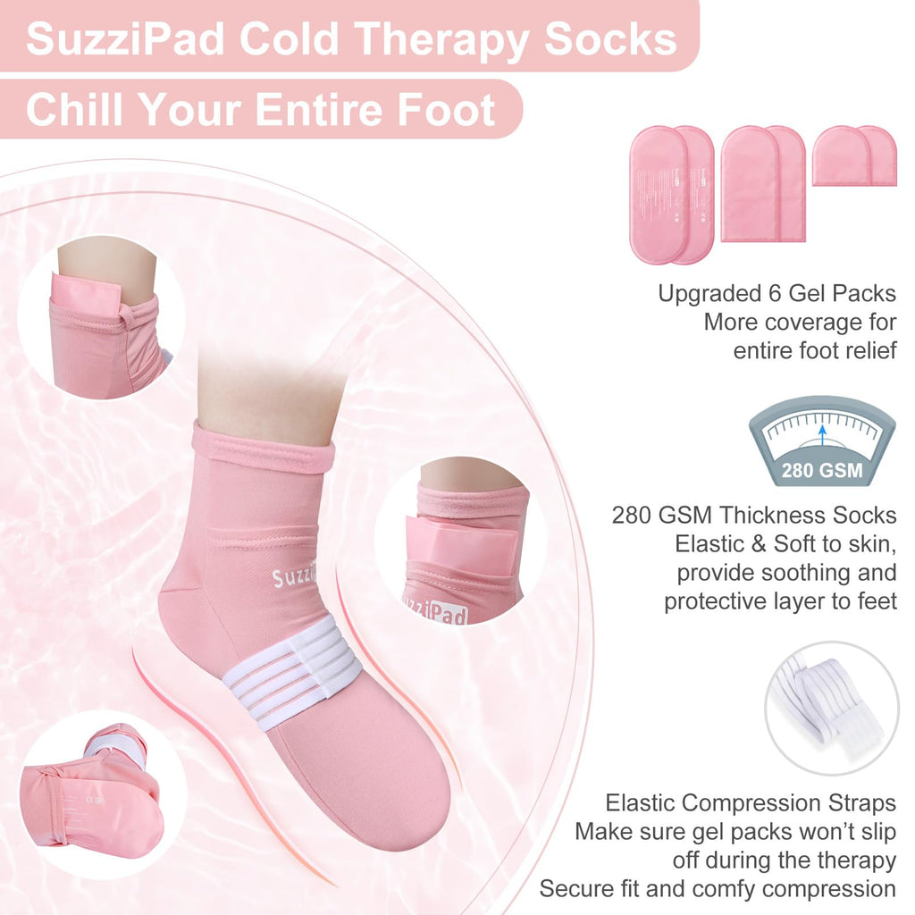 Cold Therapy Hand and Foot Ice Pack Set for Chemotherapy Care