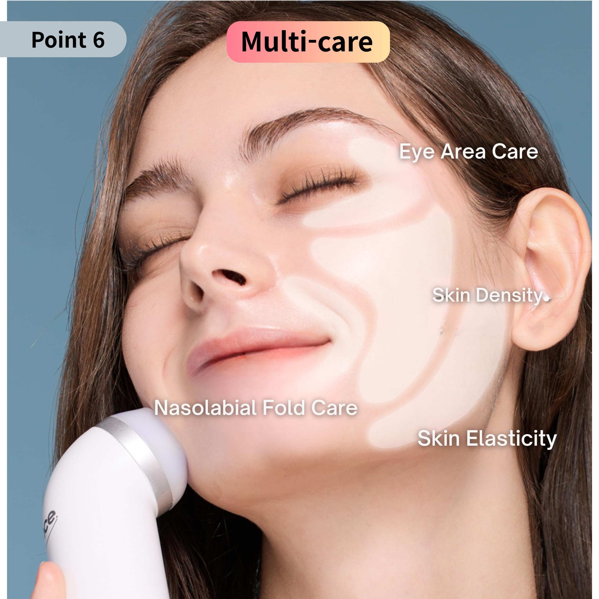 Face & Neck Beauty Device with Dual Light Modes & 10 Intensity Levels