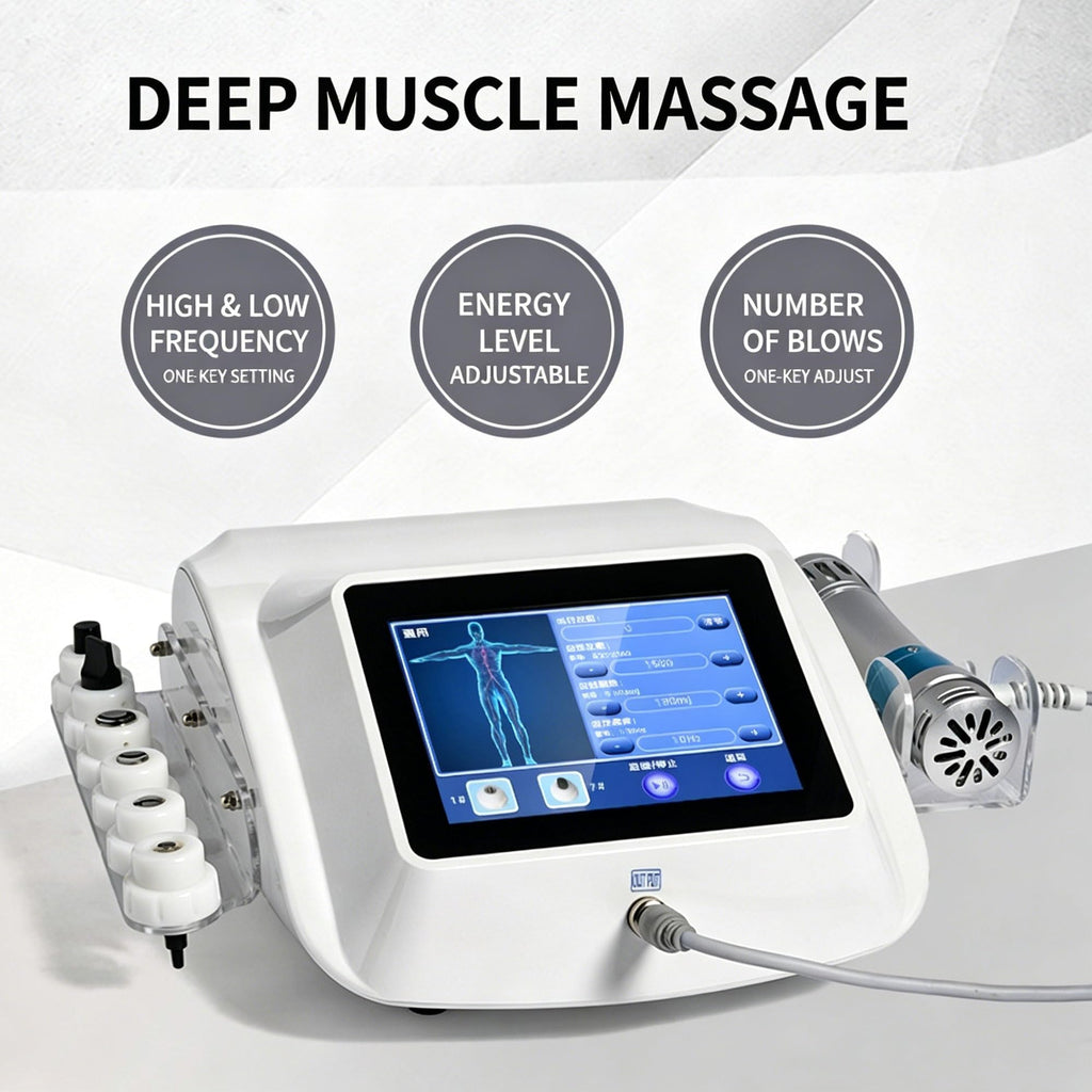 Handheld Electric Body Massager with 7 Interchangeable Heads