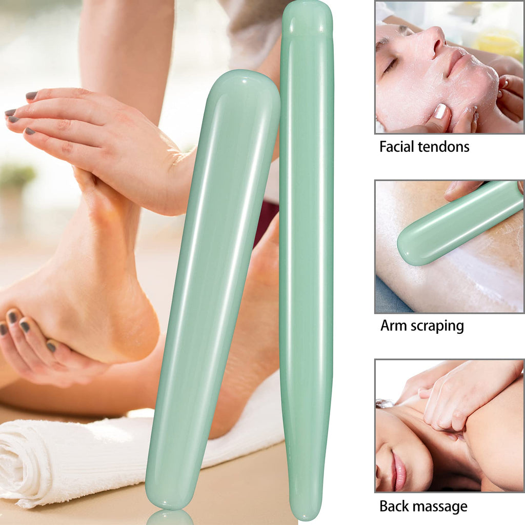 Natural Jade Gua Sha Massage & Facial Scraping Tool