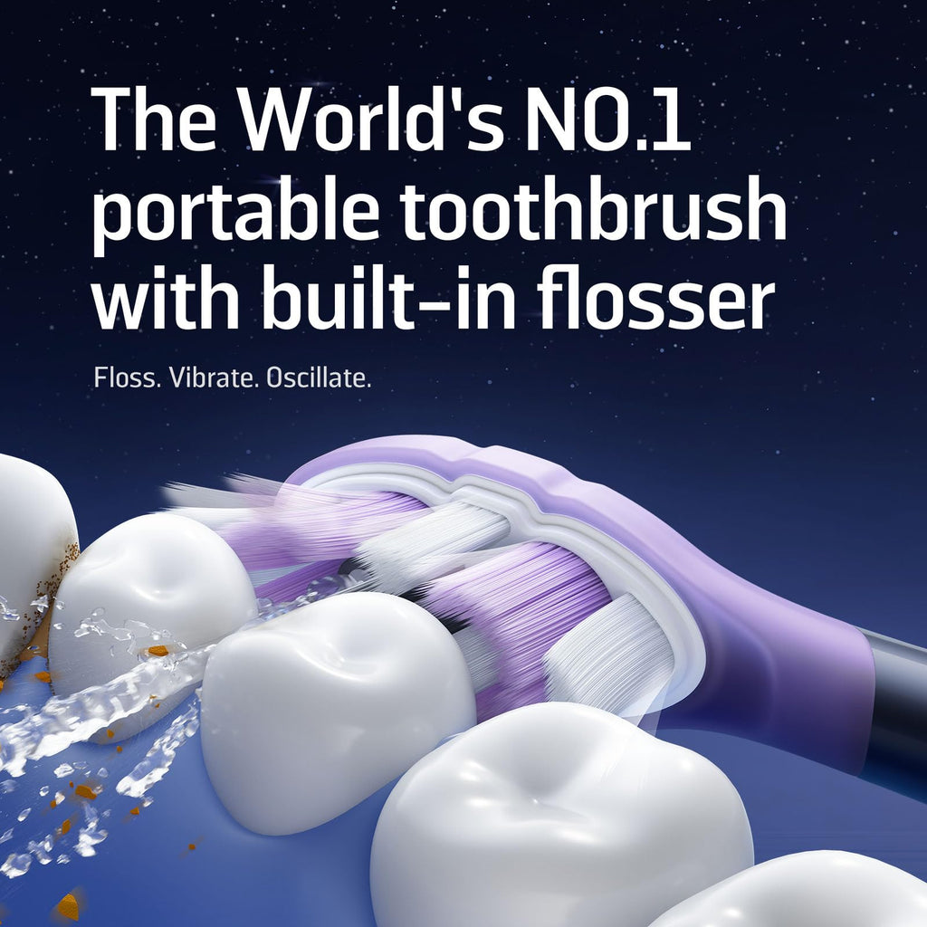 Soocas NEOS II Ultra Electric Toothbrush with Water Flosser, Midnight Blue