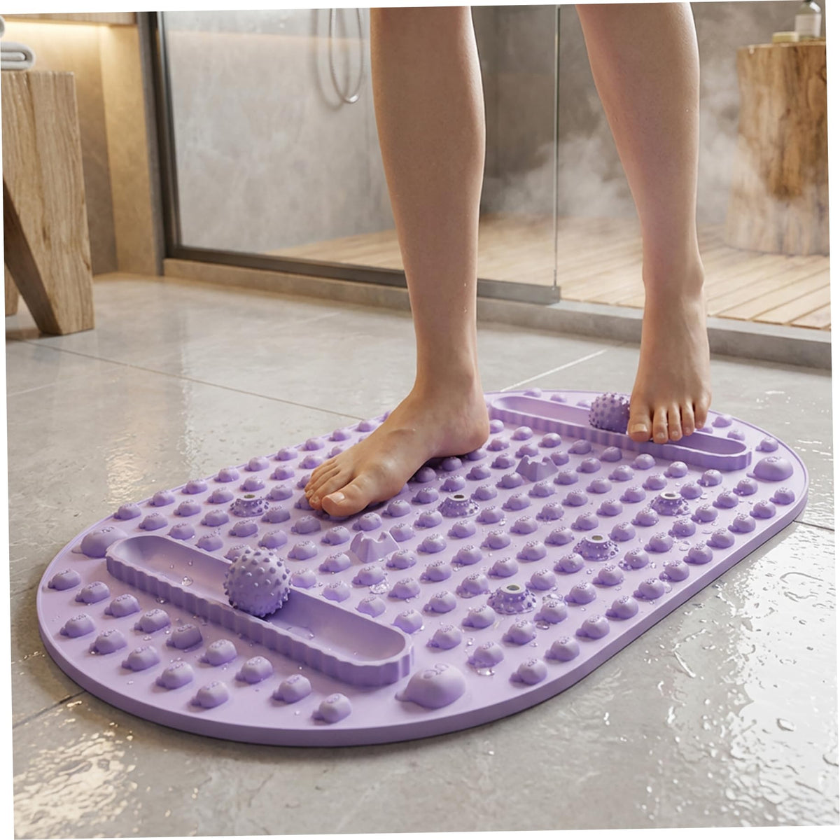 Silicone Foot Acupressure & Reflexology Massage Mat