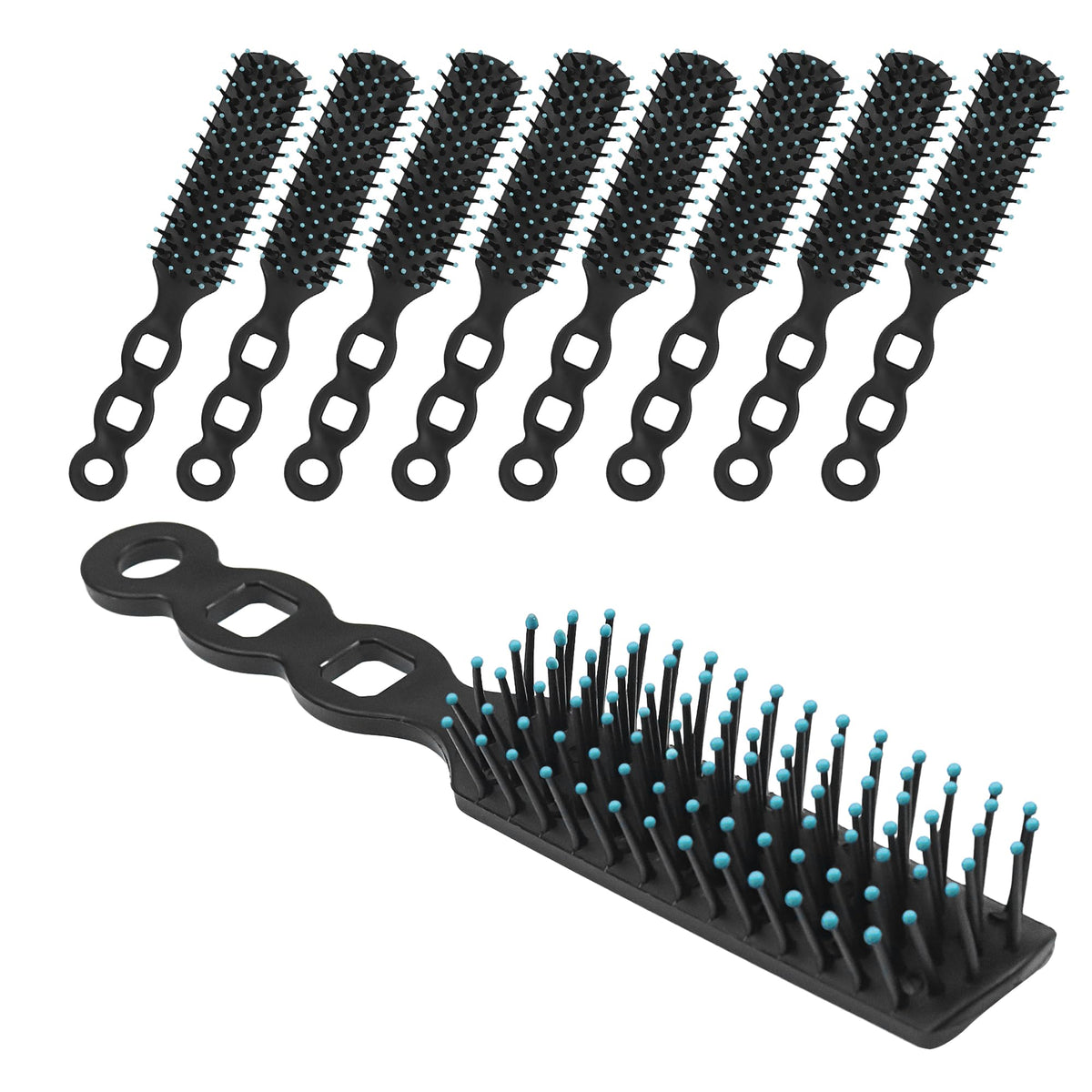 100-Piece Hair Brush & 200-Piece Comb Set, Individually Wrapped