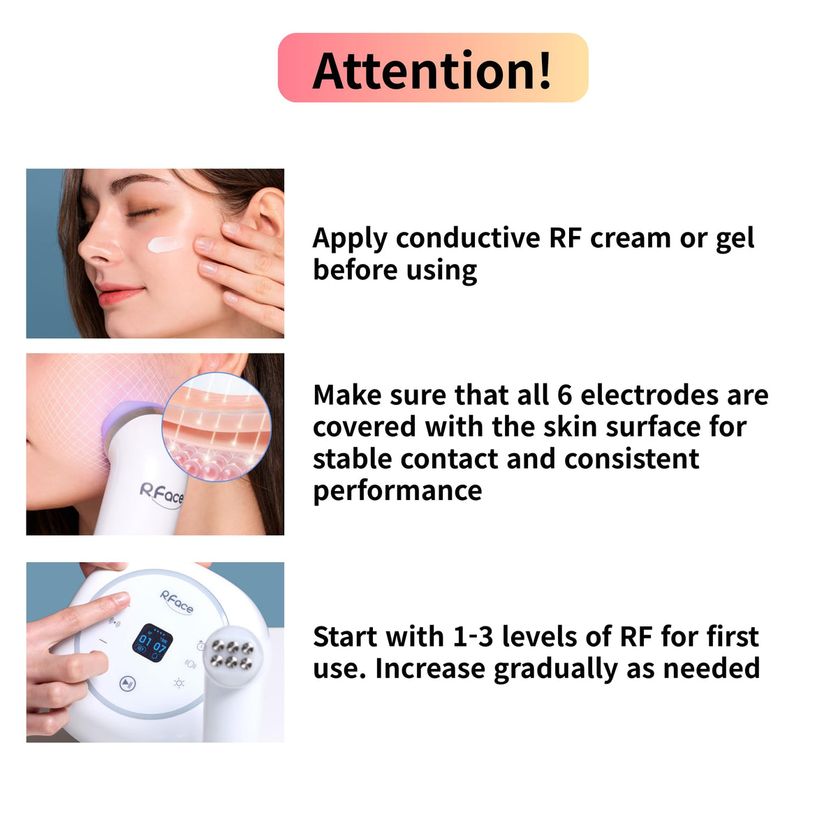 Face & Neck Beauty Device with Dual Light Modes & 10 Intensity Levels