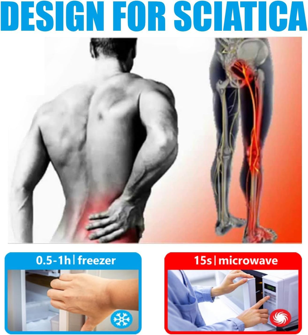 Hot & Cold Therapy Lumbar Support Pillow for Back & Sciatica Relief