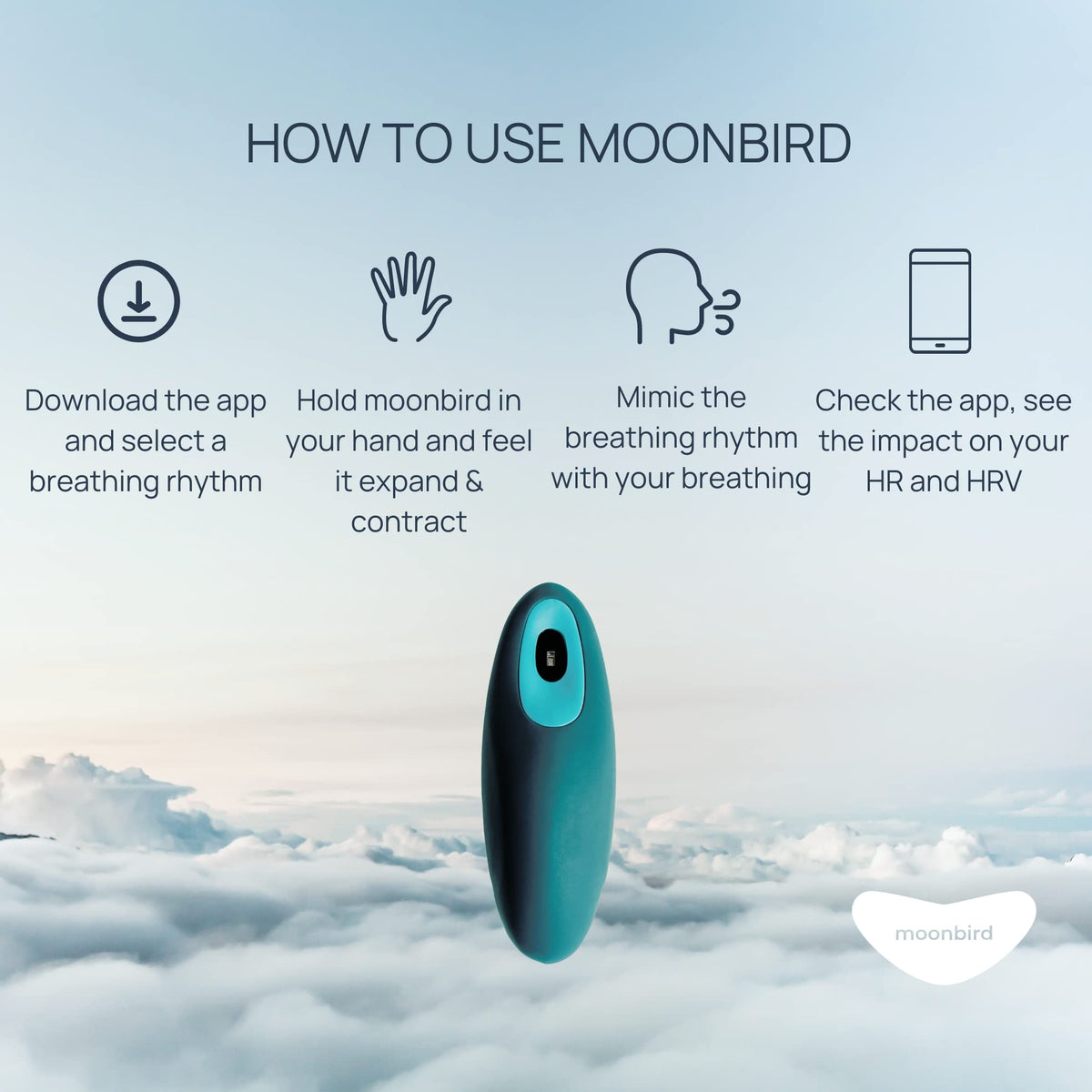 Portable Guided Breathing Tool for Relaxation & Sleep Support