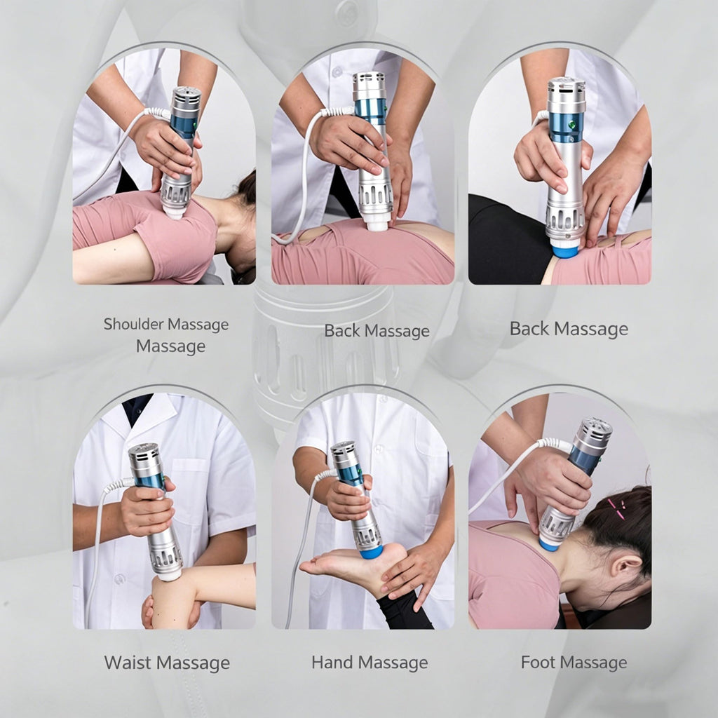 Handheld Electric Body Massager with 7 Interchangeable Heads
