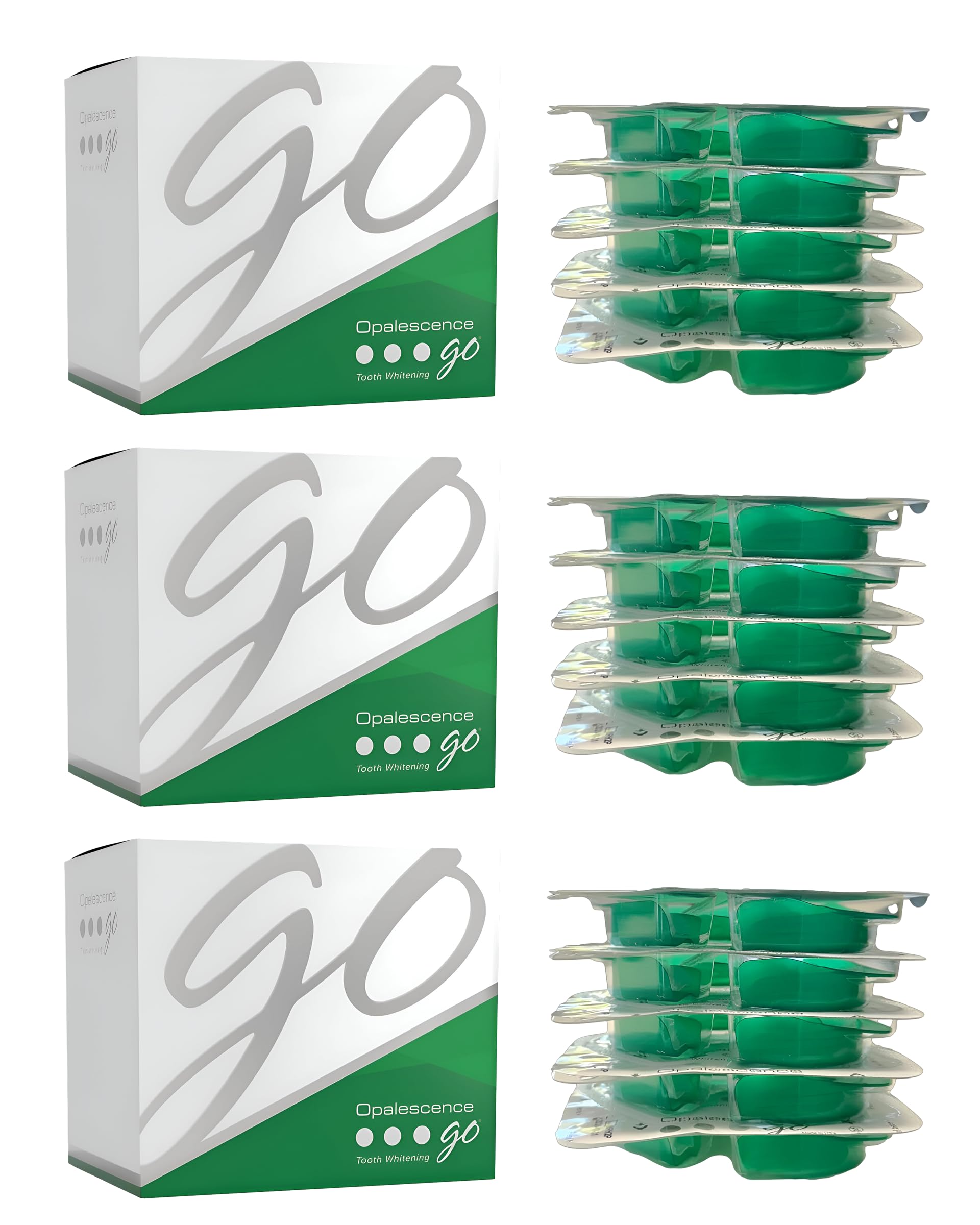 Opalescence Go Teeth Whitening Trays 15% Hydrogen Peroxide - Mint -4648-1