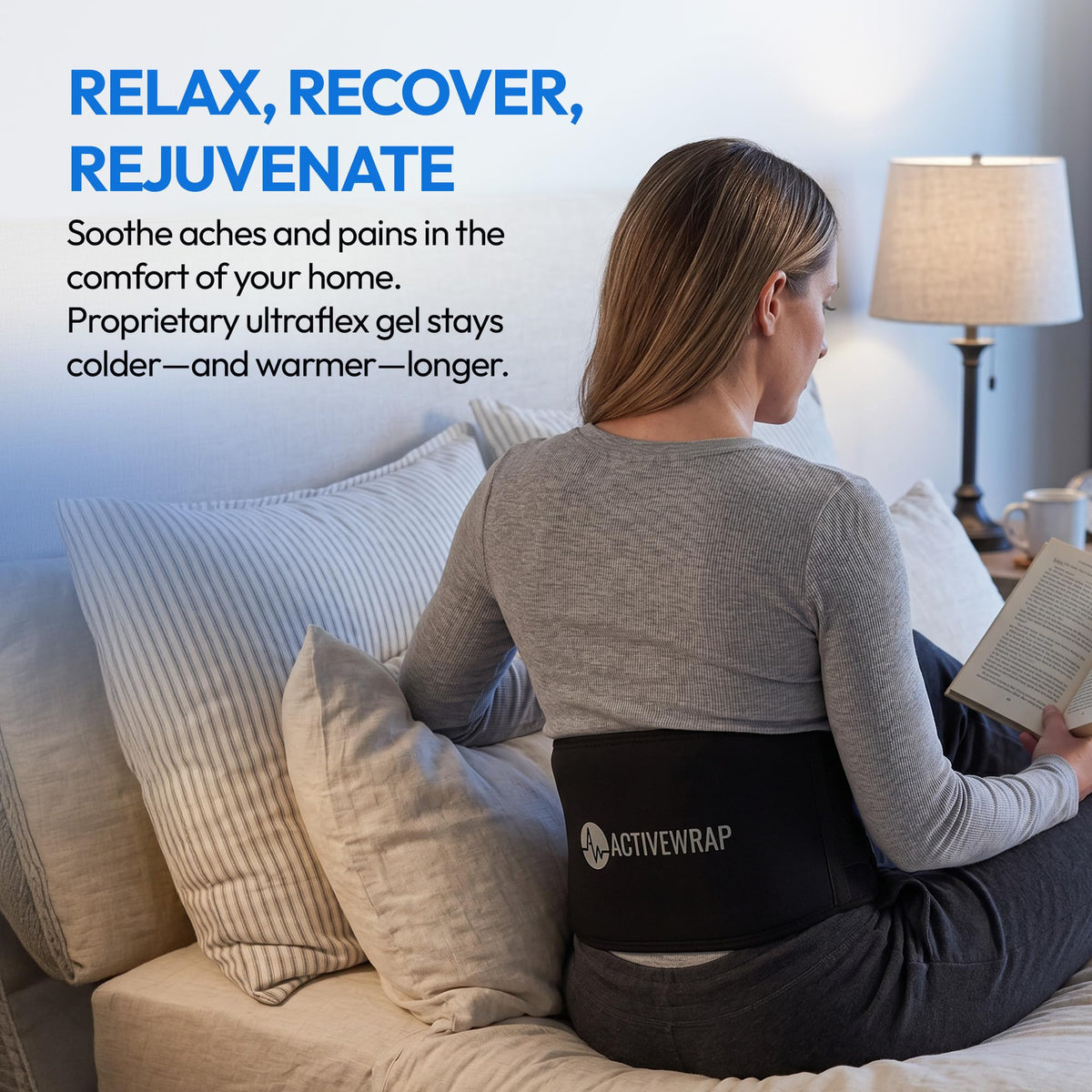 Reusable Hot & Cold Compression Wrap for Back & Hip Support
