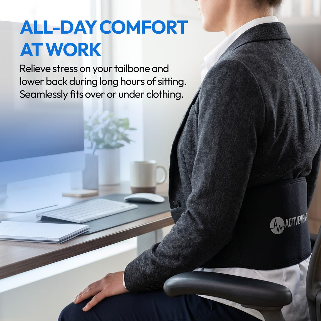 Reusable Hot & Cold Compression Wrap for Back & Hip Support