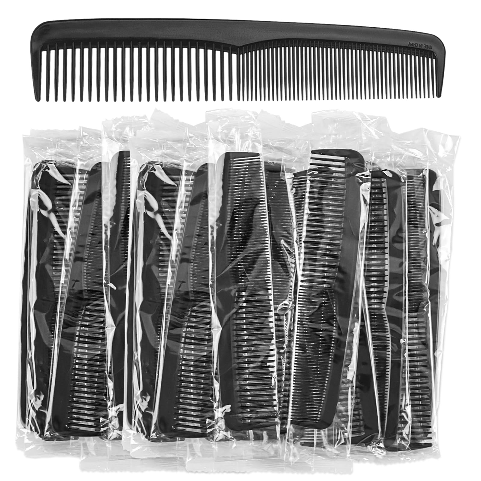 100-Piece Hair Brush & 200-Piece Comb Set, Individually Wrapped