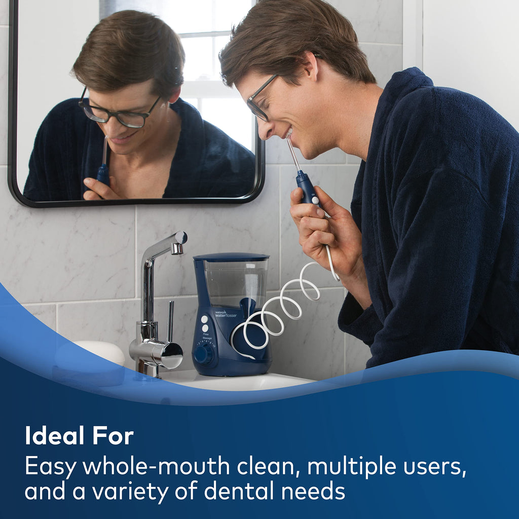 Cordless & Professional Water Flosser Set for Teeth, Gums & Braces