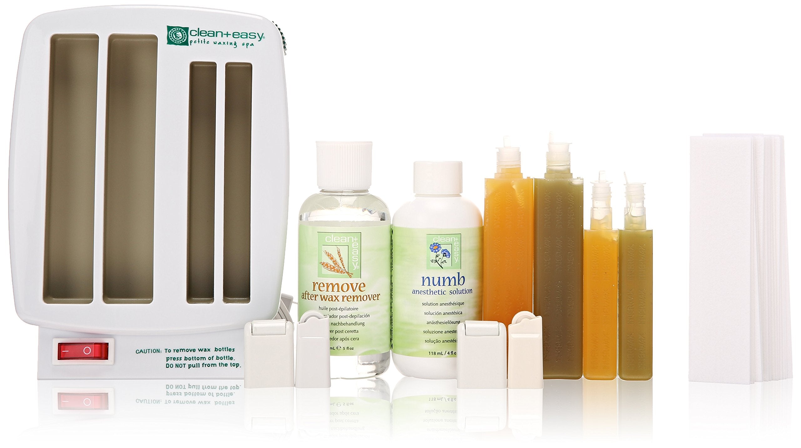 Clean + Easy Waxing Kits, Hair Removal Essentials (unit 120V)